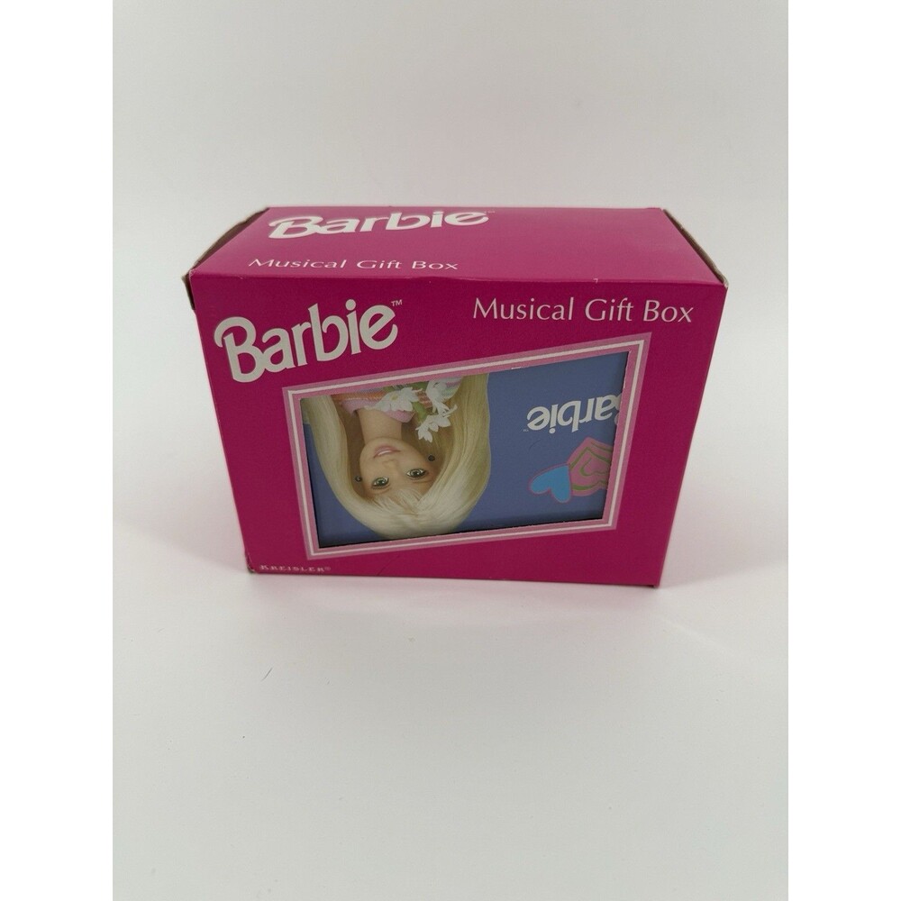 1999 Barbie Musical Jewelry Box by Mattel - Tune " Feeling Groovy" BJB-3004-E